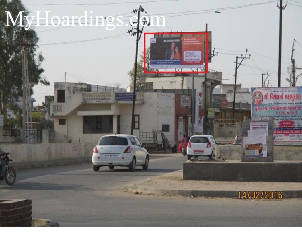 OOH Advertising Himmatnagar, Outdoor publicity companies Himmatnagar, Billboard Agency in Chhapariya Char Rasta in Himmatnagar